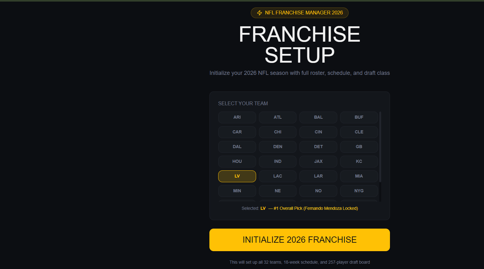 Madden Nfl 26 template preview
