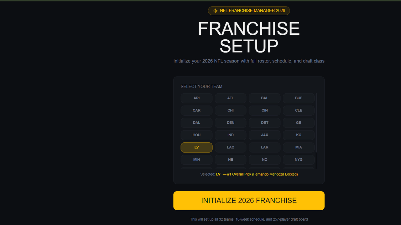 Madden Nfl 26 template preview