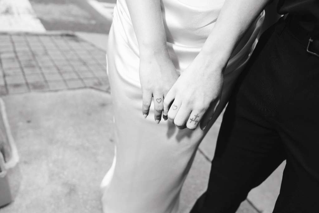 Engagement ring detail