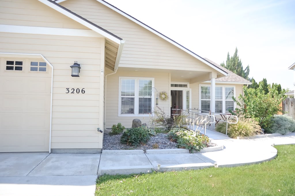 Front facade with accessible ramp
