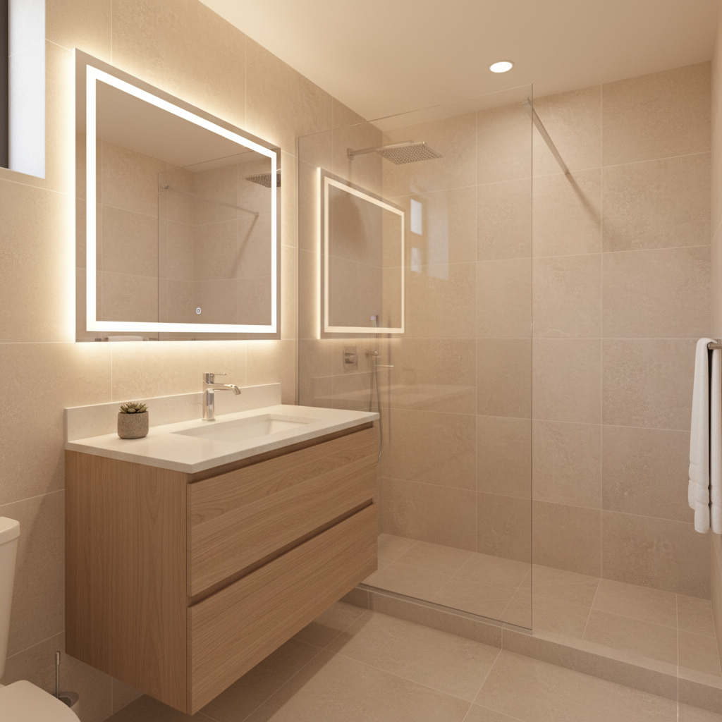 Complete premium bathroom