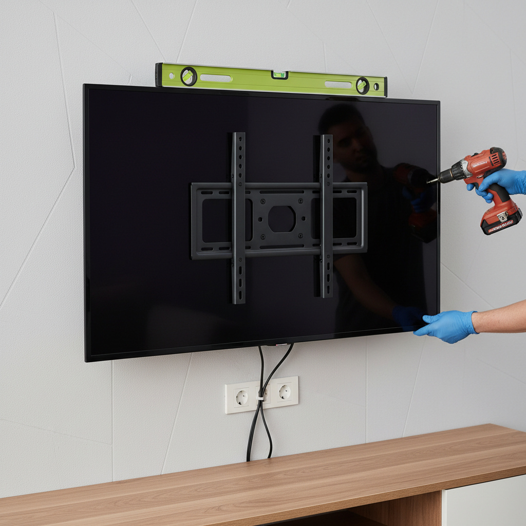 TV wall mounting
