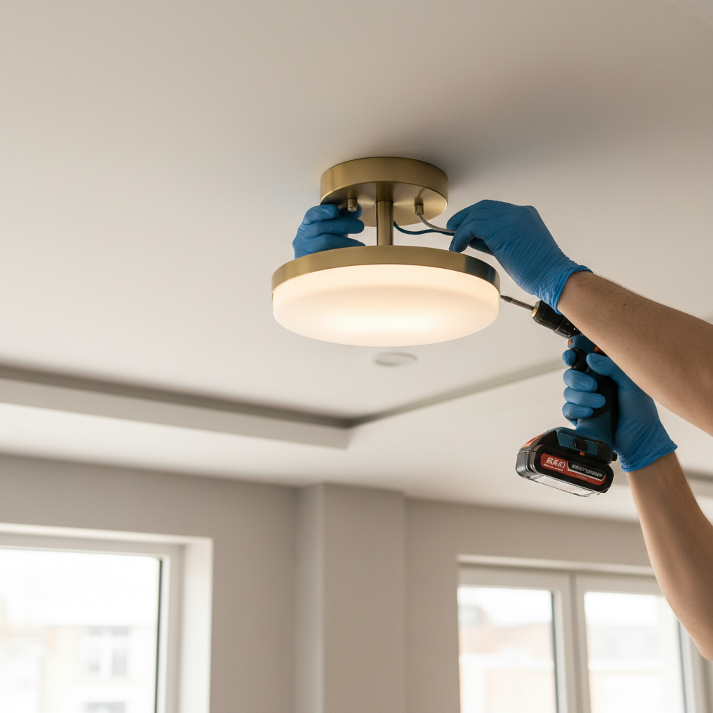 Light fixture installation