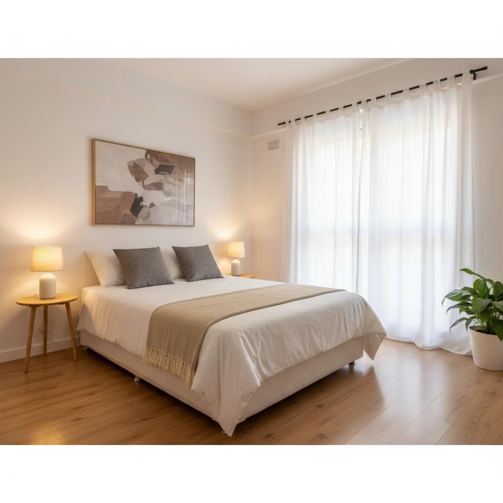 Renovated secondary bedrooms