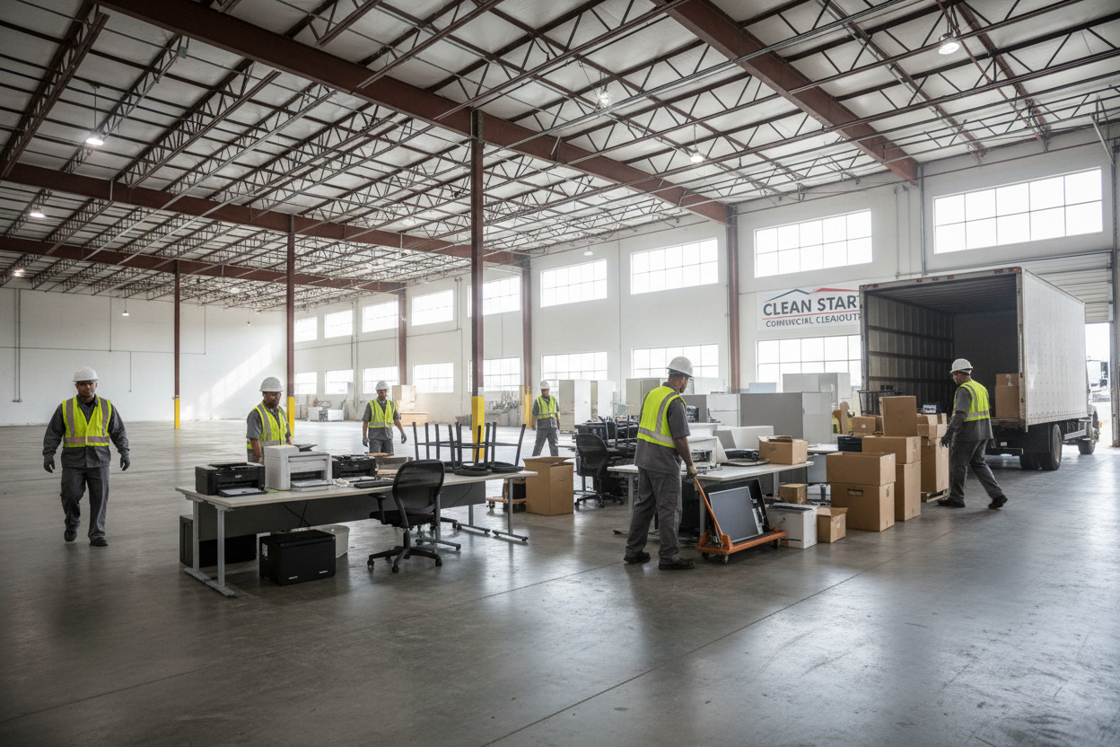 Commercial cleanout service