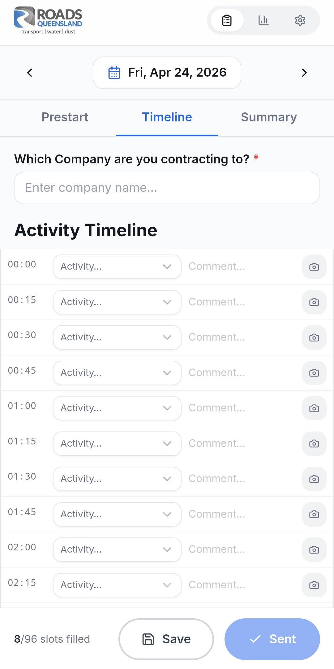 Timeline Template template preview