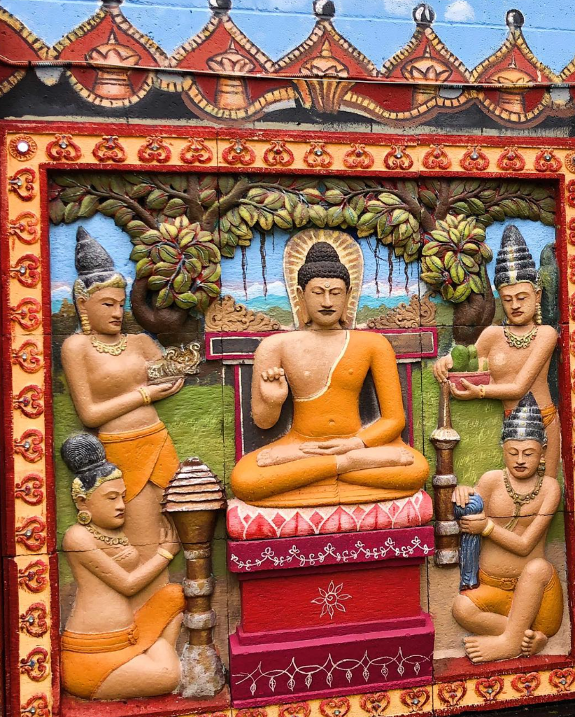 Buddha relief · exterior art