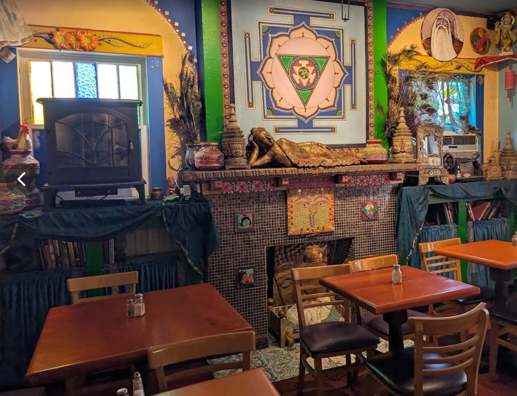 Inside the café