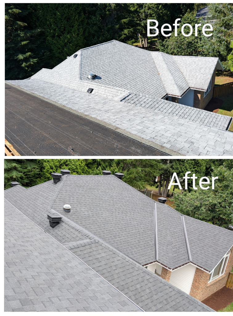 Before & After Roof Replacement