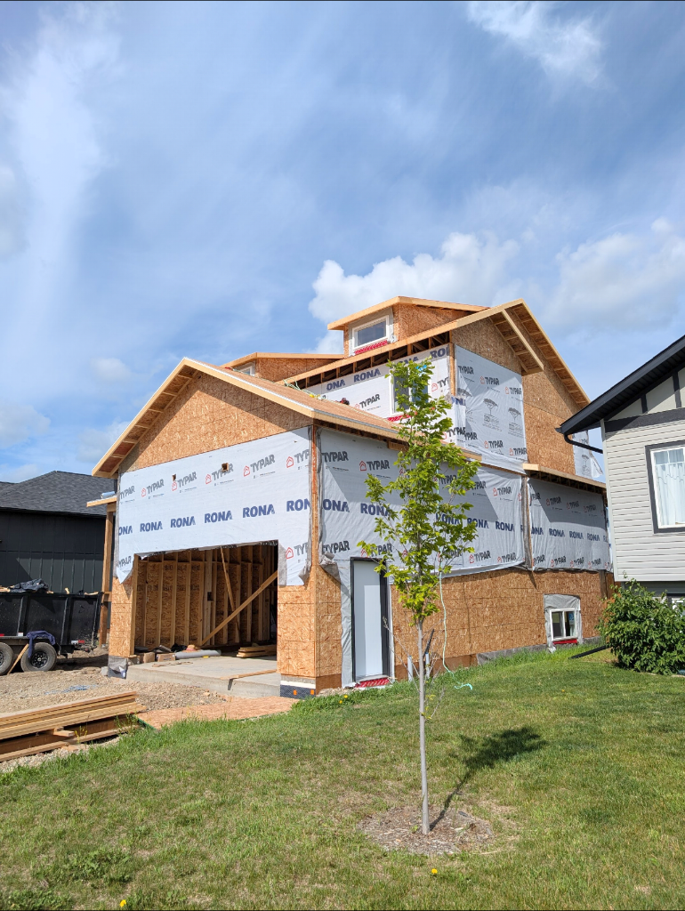 New Home Roof Build in Progress