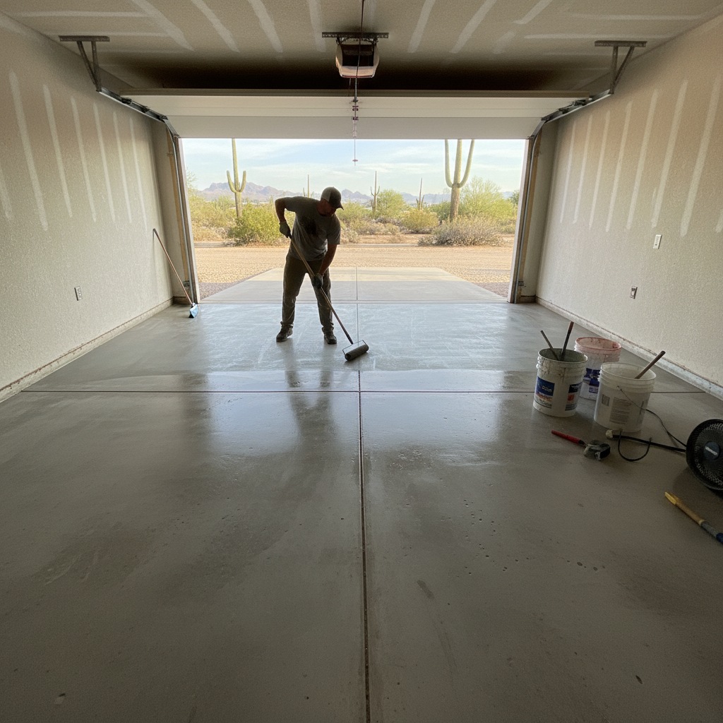 Epoxy Garage Floors and Monsoon Season in Arizona — How to Protect Your Investment