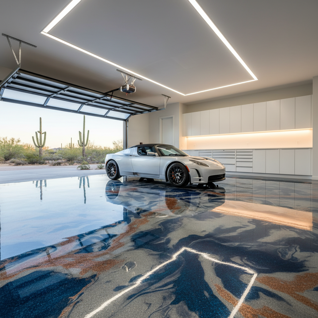 Metallic Epoxy Flooring for Scottsdale Homes: A Luxury Finish That Lasts