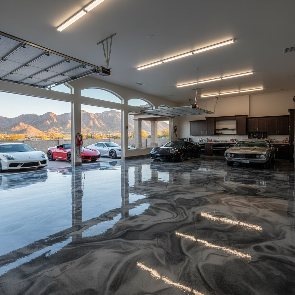 Epoxy Garage Floors in Goodyear, AZ — Estrella Mountain Ranch & Palm Valley Guide