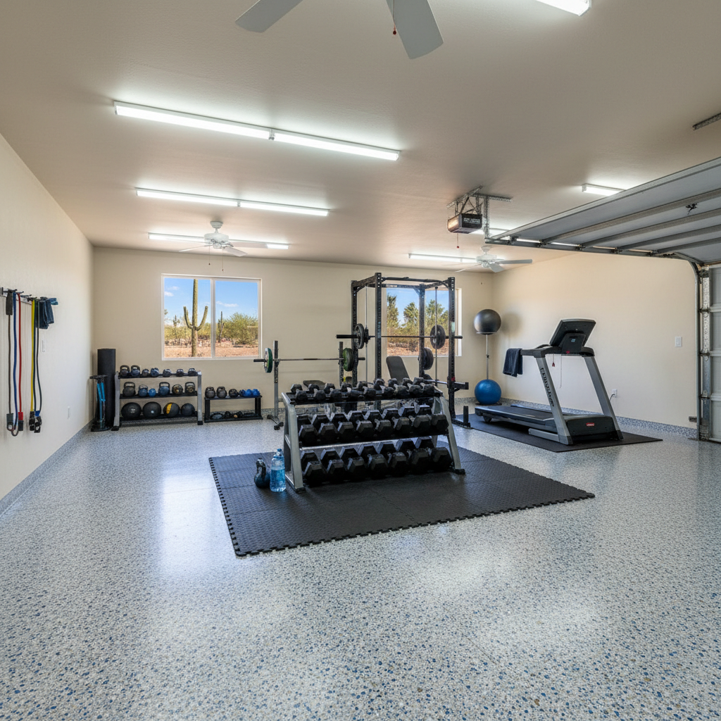 Epoxy Garage Floors in Extreme Heat — What Phoenix Homeowners Must Know Before Buying