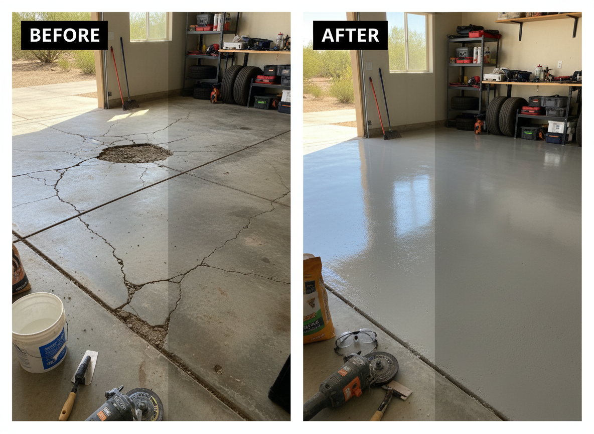 Garage Floor Repair