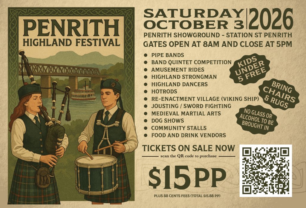 Penrith Highland Festival 2026 — A Family Day Out at Penrith Showgrounds
