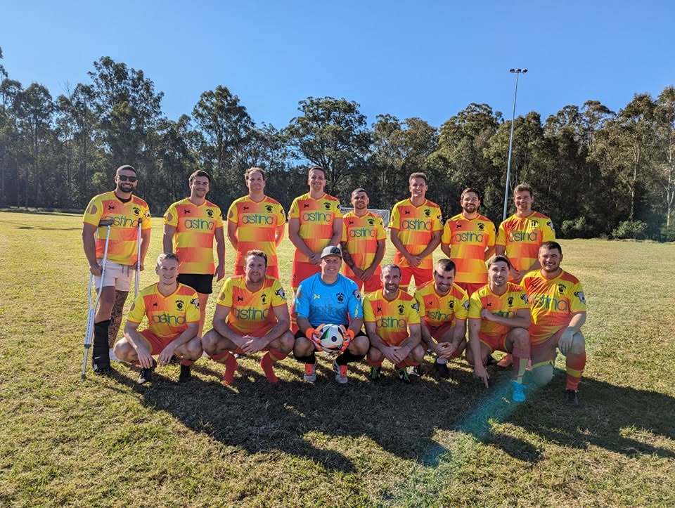 Mulgoa Valley FC players and community at Gow Park