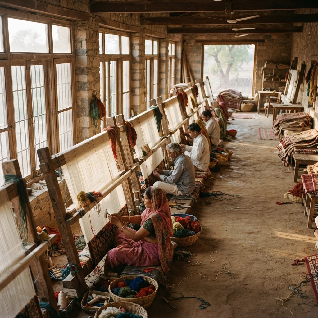 Sunlit rug workshop