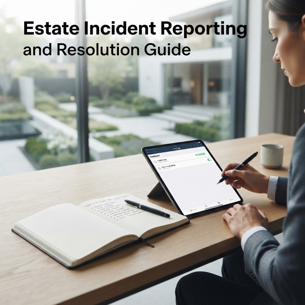 Estate Incident Reporting and Resolution Guide