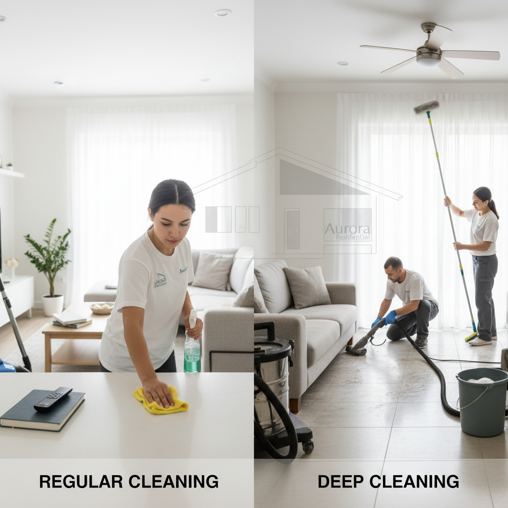 Deep Cleaning vs. Regular Cleaning: Which to Choose?