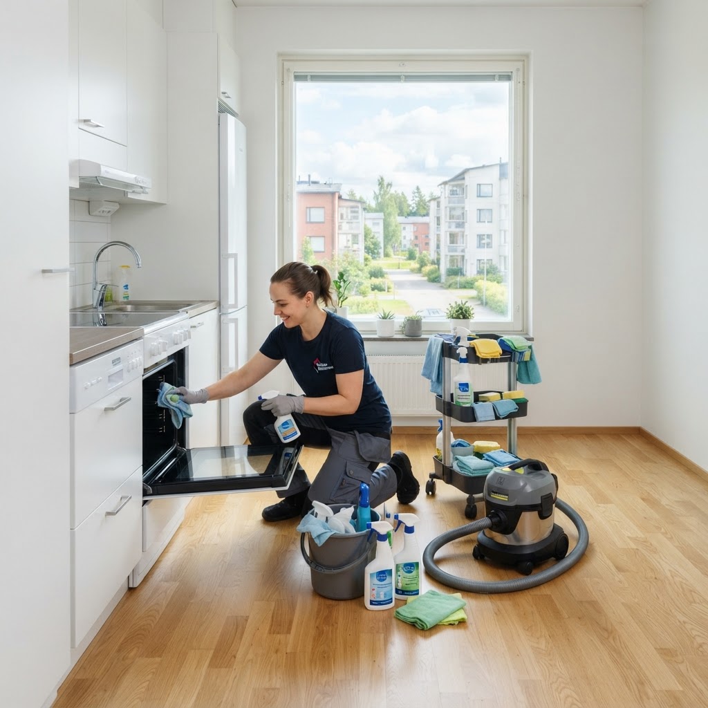Deep clean before moving in Vantaa home
