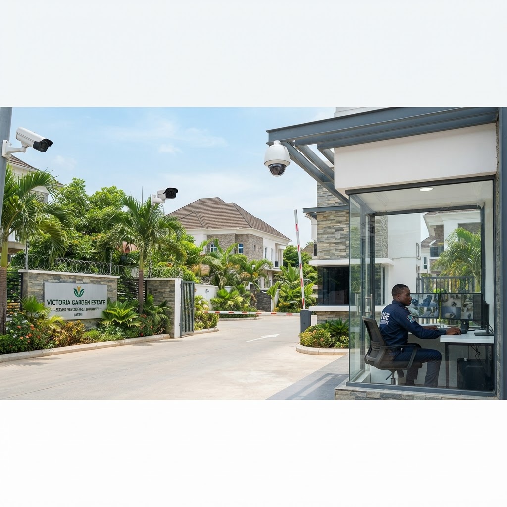 Estate security cameras Lagos residential