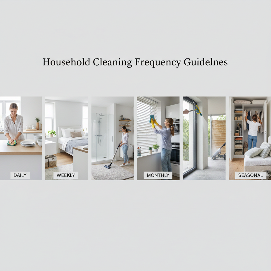 Household Cleaning Frequency Guidelines