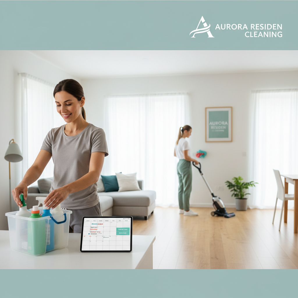 Time Management for Home Cleaning: Tips by Aurora Residen