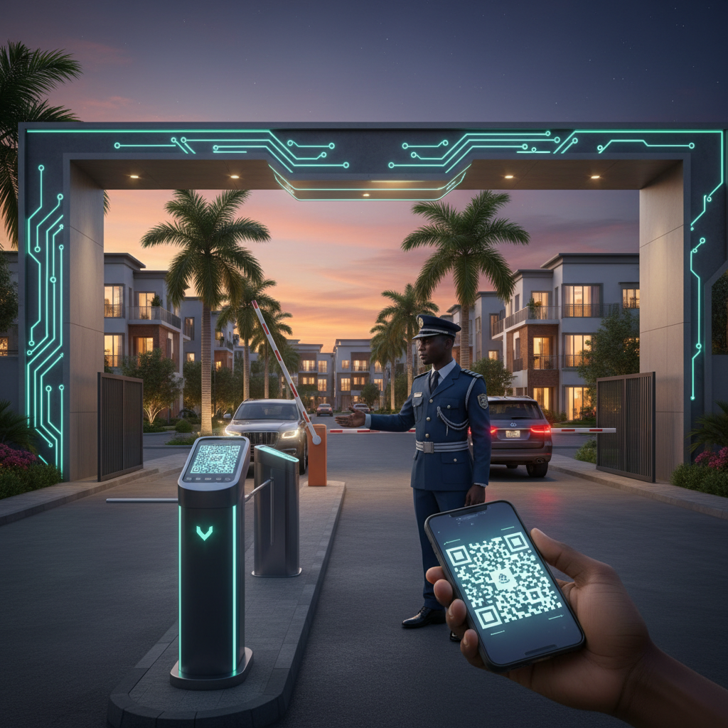 Digital QR Access Enhancing Nigerian Estate Security