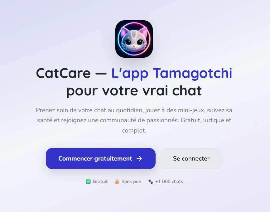 Catcare Compagnon template preview