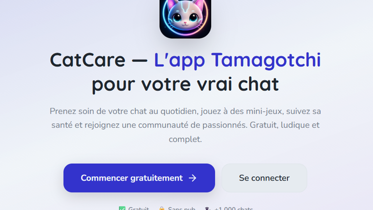Catcare Compagnon template preview