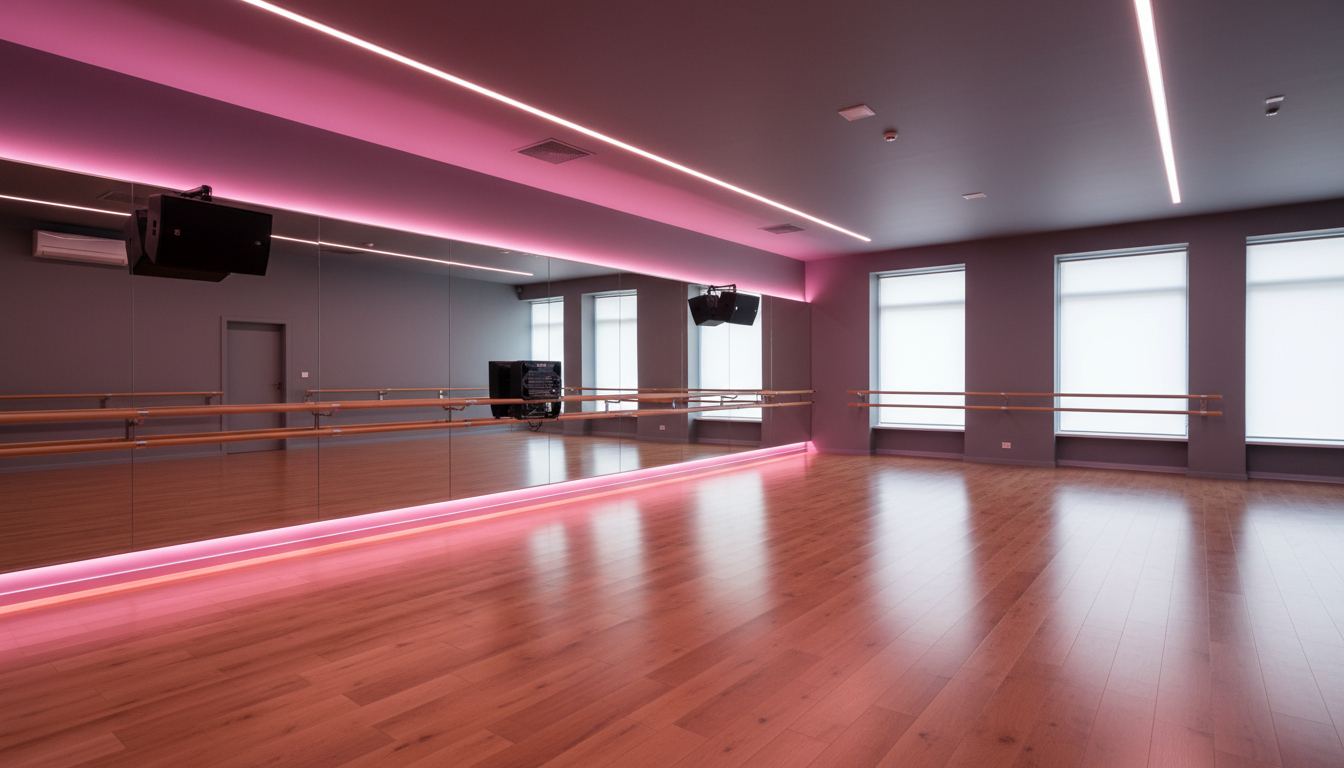 Interior de la academia de baile VibraDanceAcademy