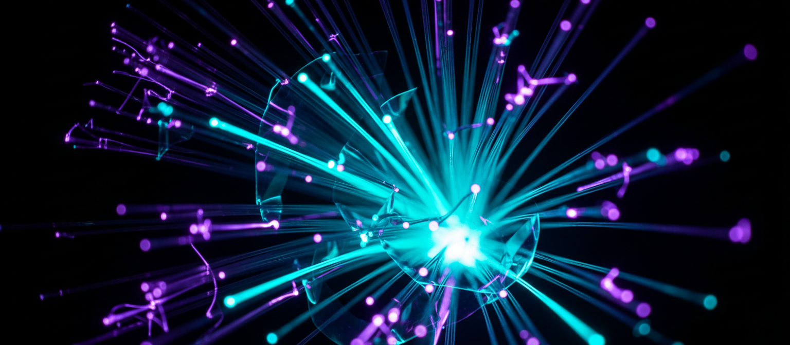 Fiber optic data transmission