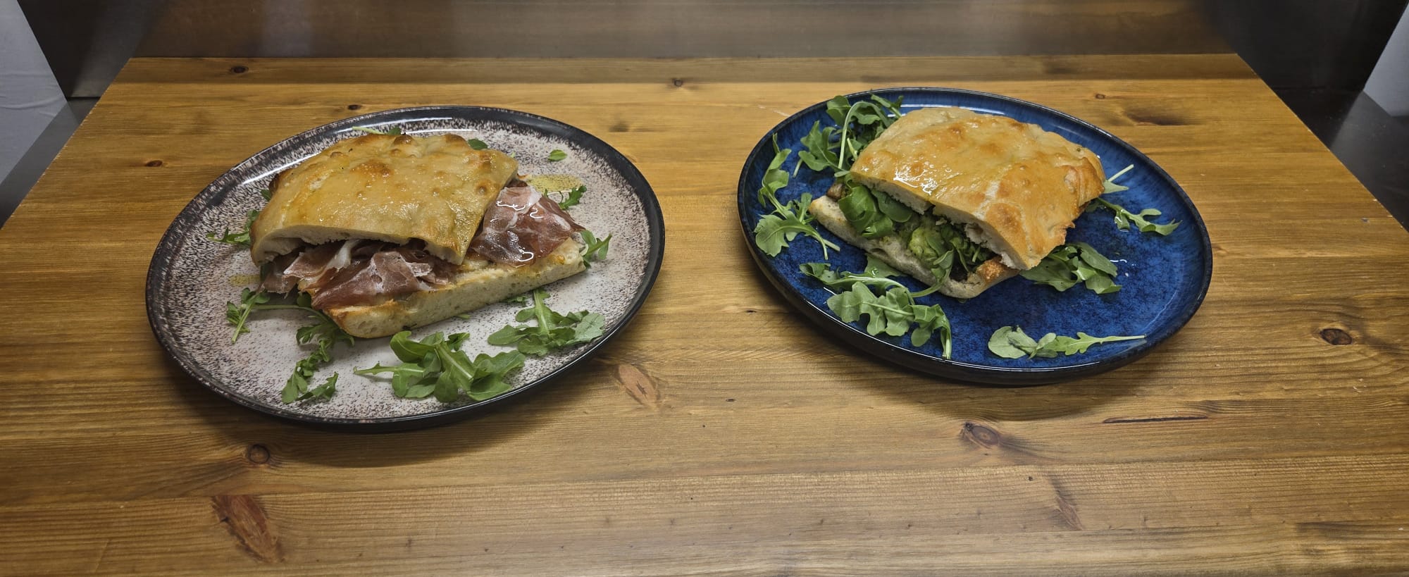 Focaccia sandwiches