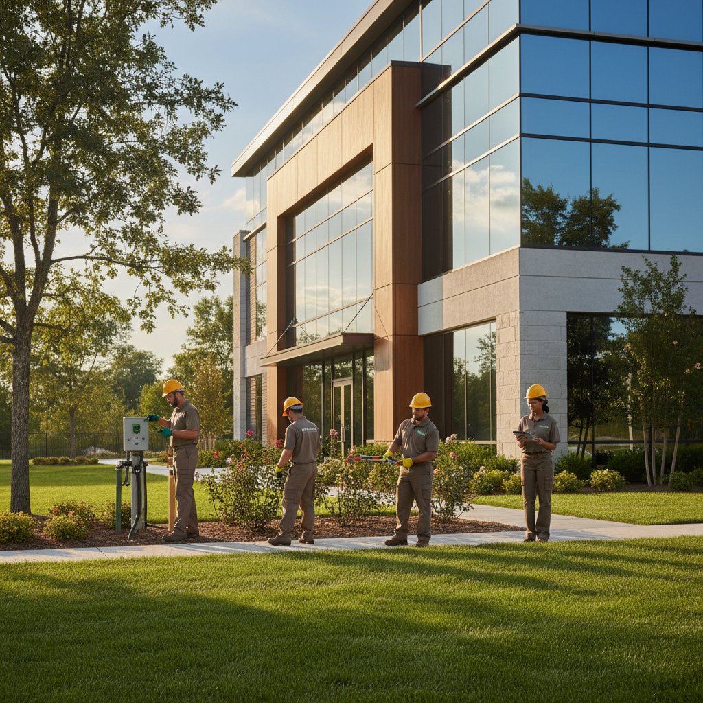 Well-maintained commercial property managed by Cedars Maintenance Solutions