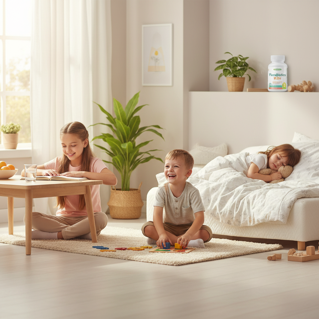 The Gut-Brain Connection in Children: How Probiotics Improve Focus, Mood and Sleep