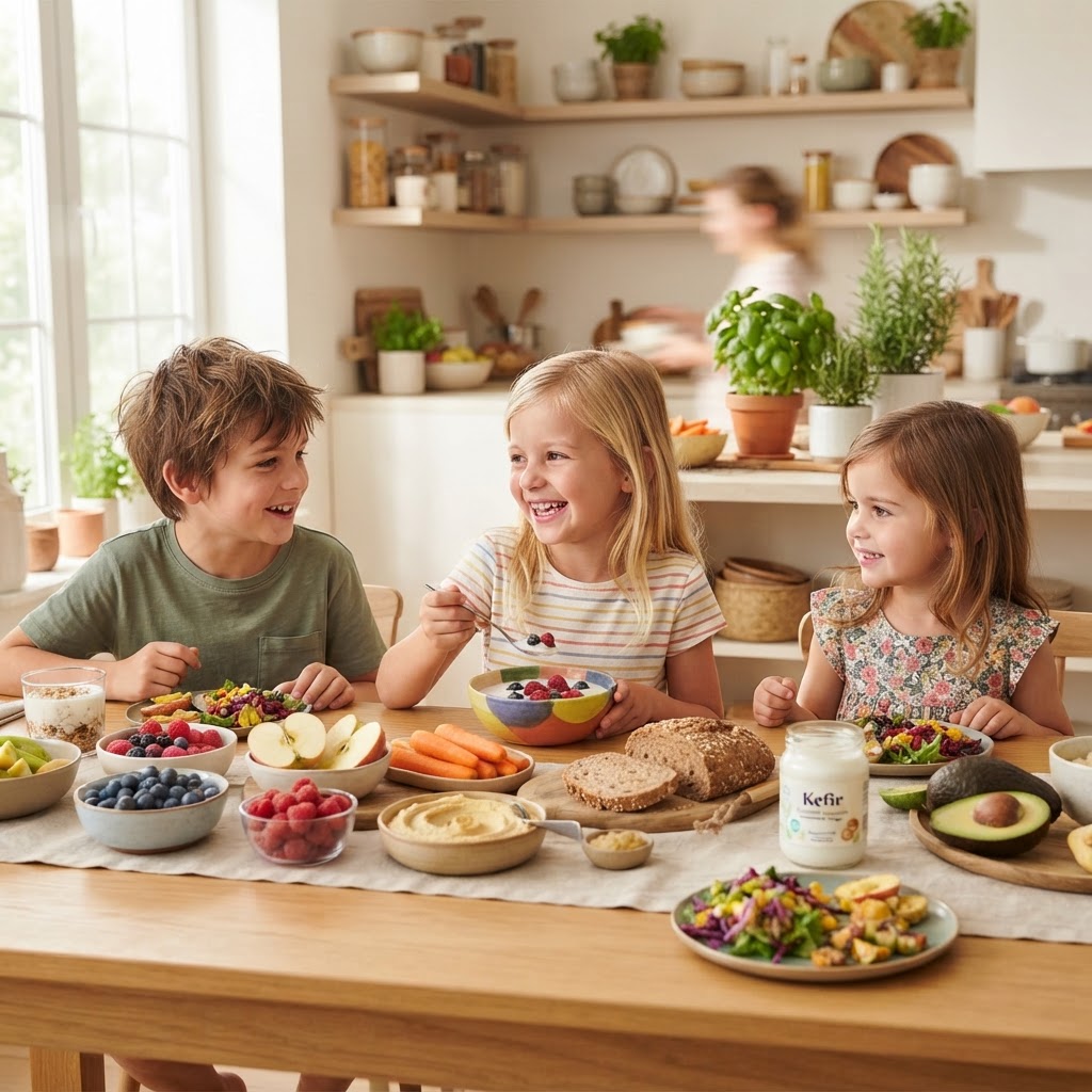 Fibre, Ferments and Friendly Bacteria: The Complete Gut-Friendly Nutrition Plan for Children
