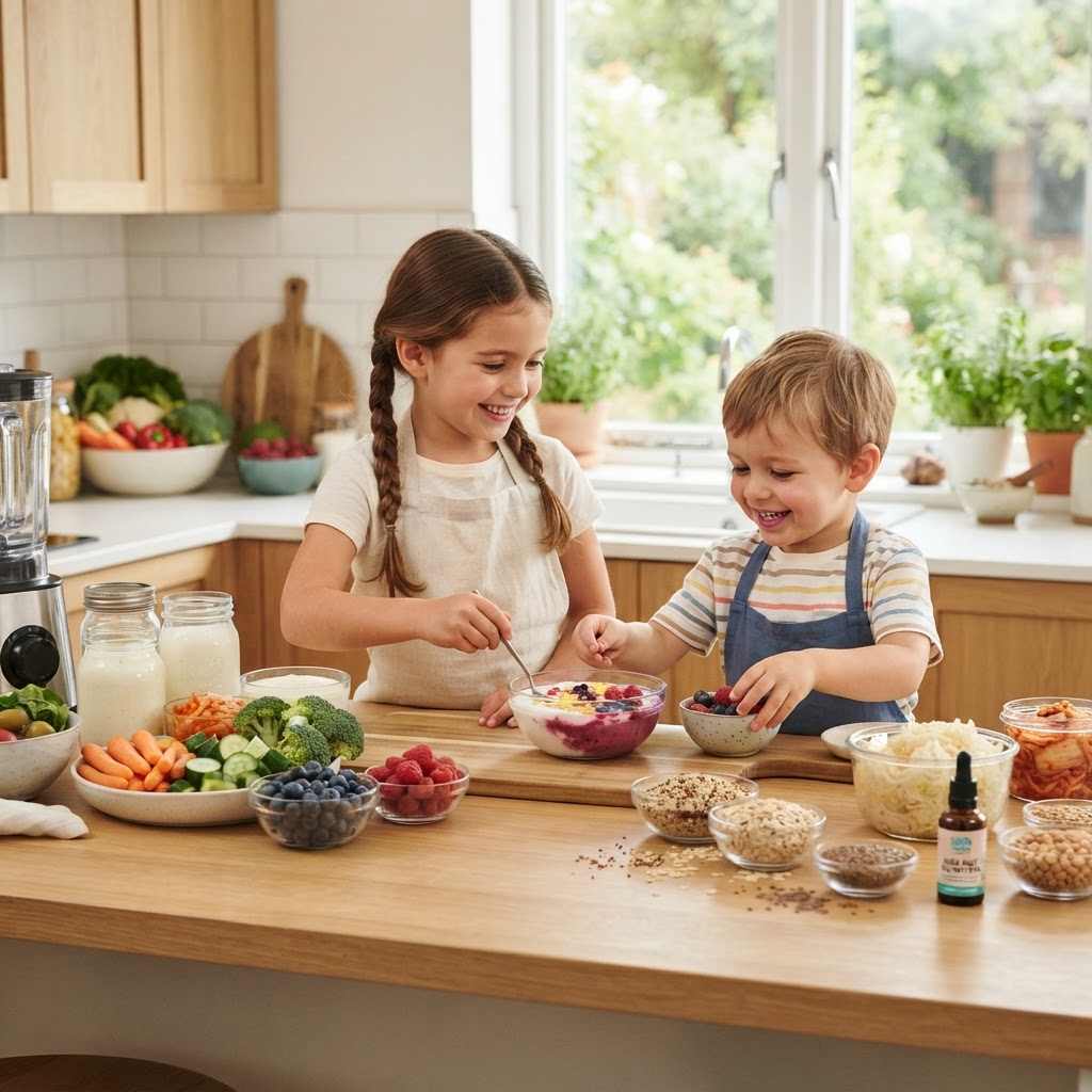 Fibre, Ferments and Friendly Bacteria: The Complete Gut-Friendly Nutrition Plan for Children