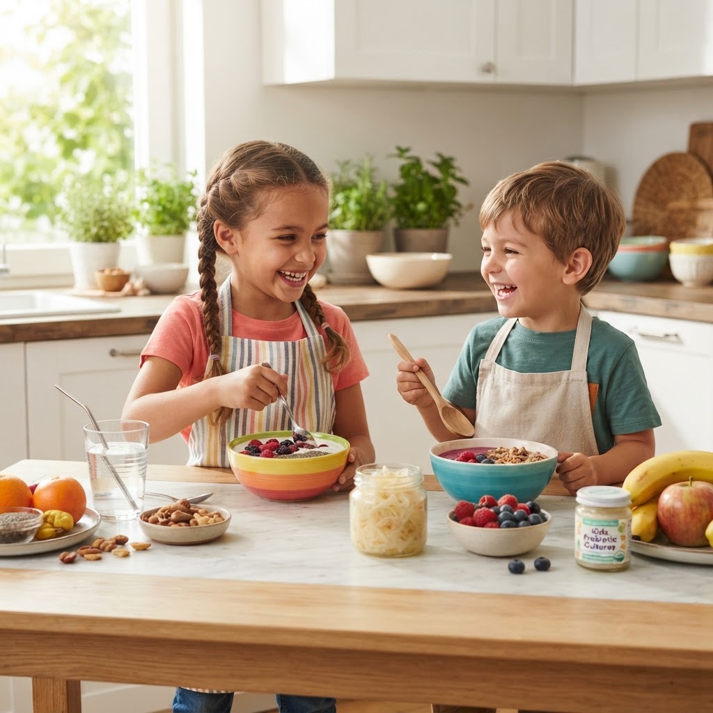 Fibre, Ferments and Friendly Bacteria: The Complete Gut-Friendly Nutrition Plan for Children
