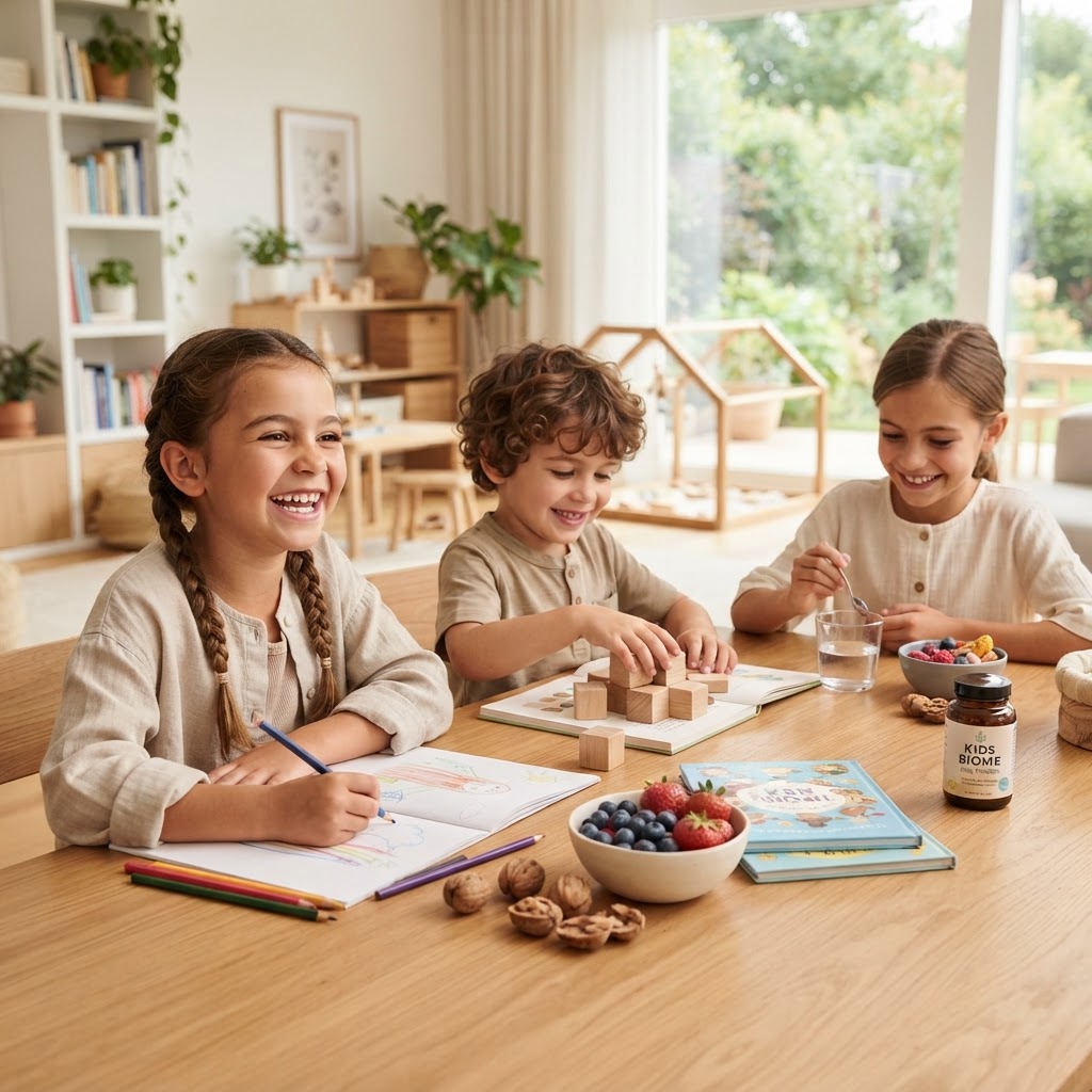 The Gut-Brain Connection in Children: How Probiotics Improve Focus, Mood and Sleep
