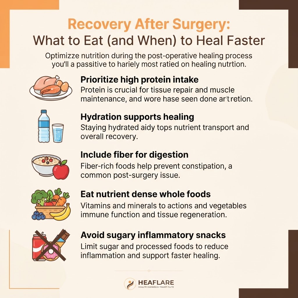 Recovery After Surgery: What to Eat (and When) to Heal Faster — key points at a glance
