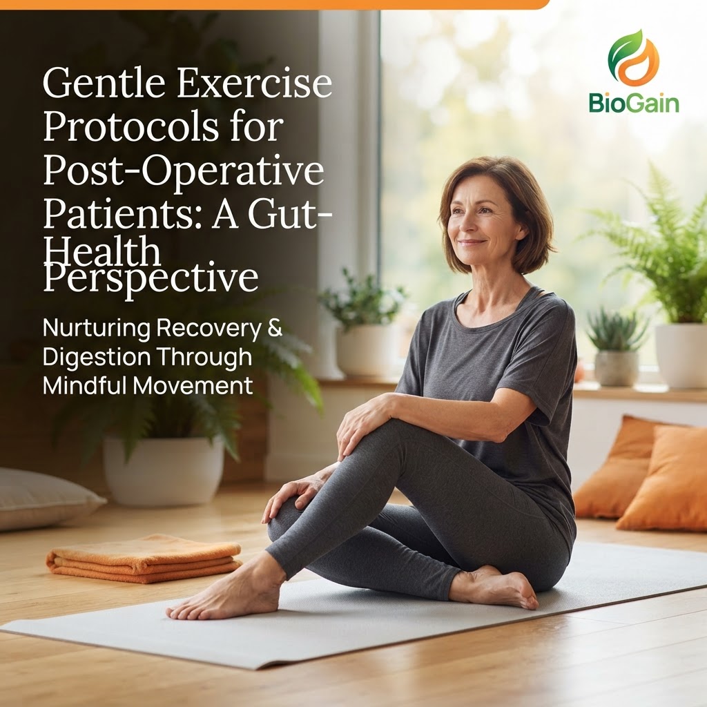Gentle Exercise Protocols for Post-Operative Patients: A Gut-Health Perspective