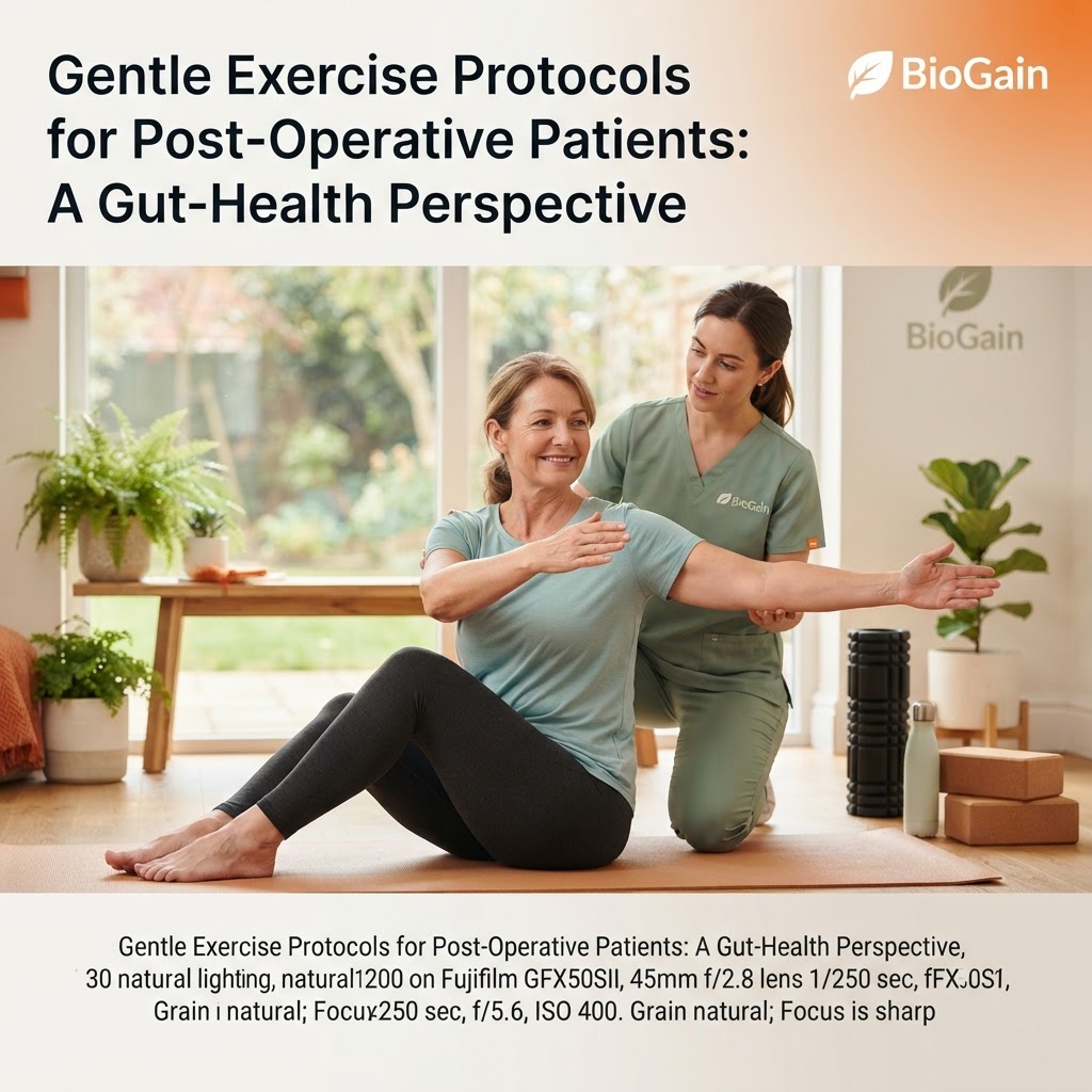 Gentle Exercise Protocols for Post-Operative Patients: A Gut-Health Perspective
