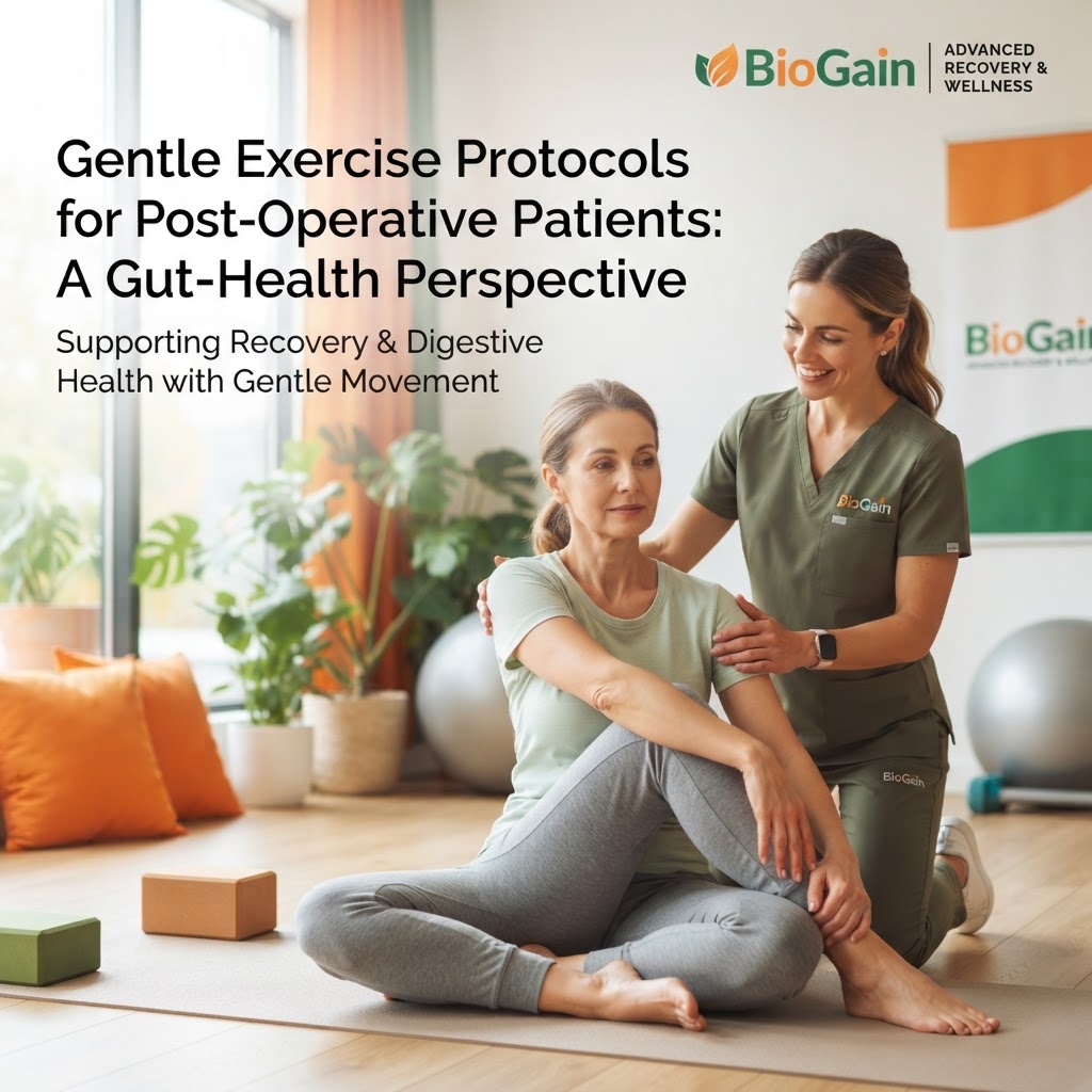 Gentle Exercise Protocols for Post-Operative Patients: A Gut-Health Perspective