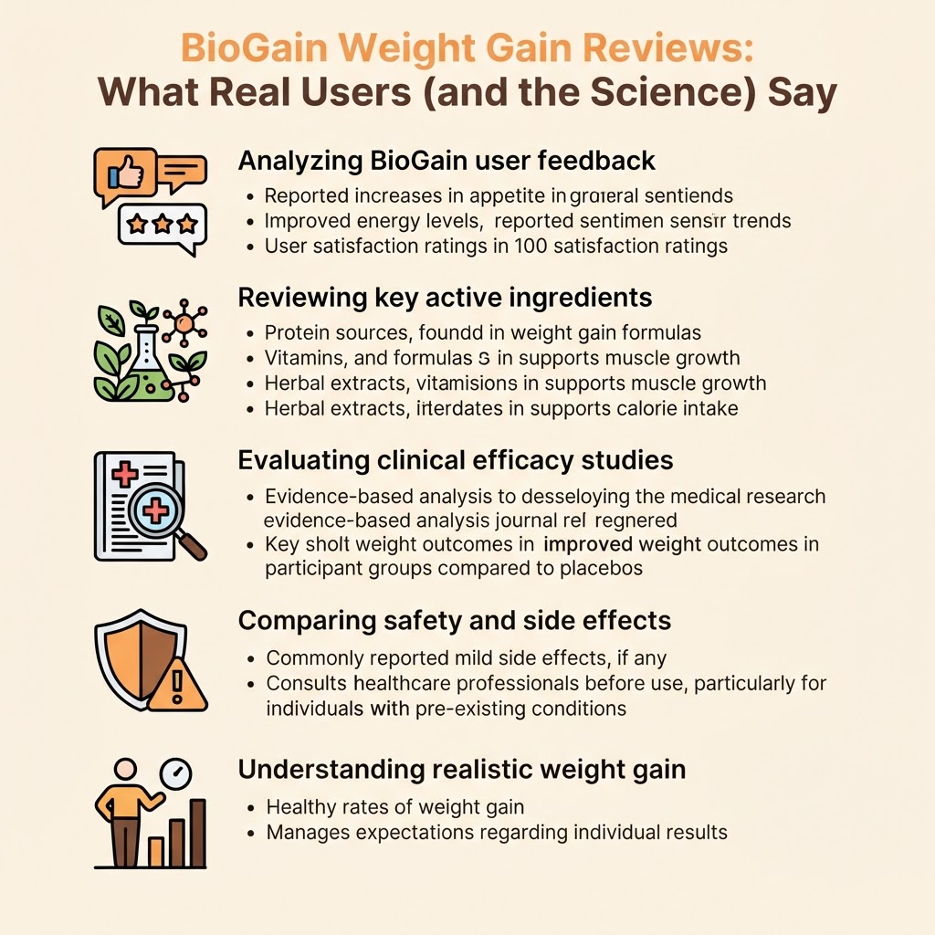 BioGain Weight Gain Reviews: What Real Users (and the Science) Say — key points at a glance