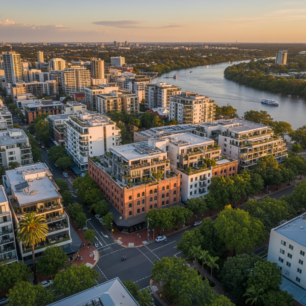 Units and apartments in Teneriffe Brisbane