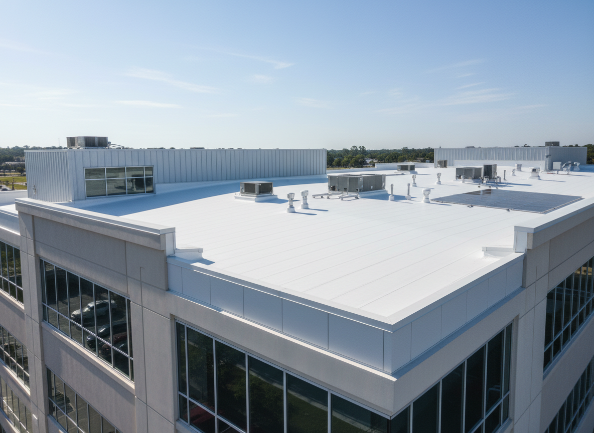 After - Commercial Flat Roof Replacement
