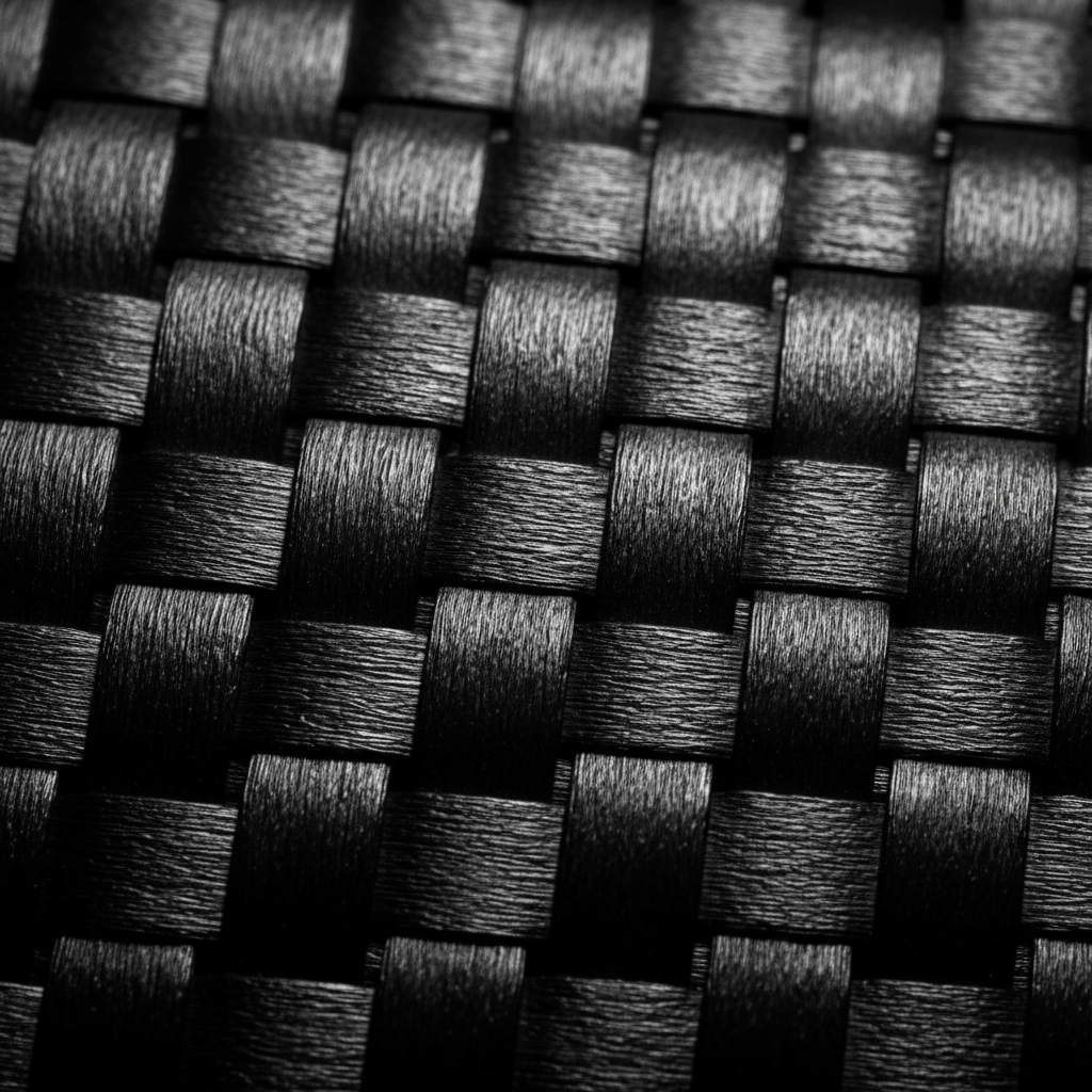 High-contrast macro of matte carbon fiber yacht dashboard