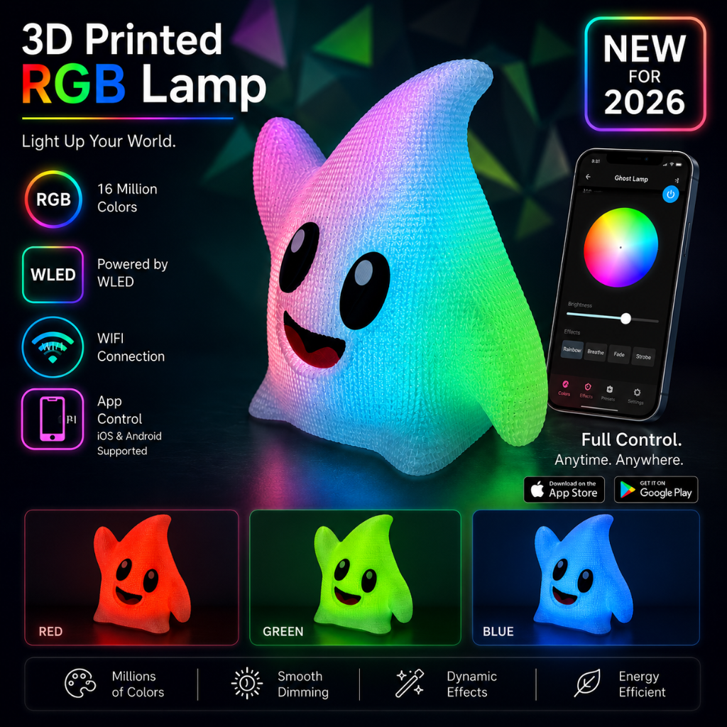3D Printed RGB Star Lamp