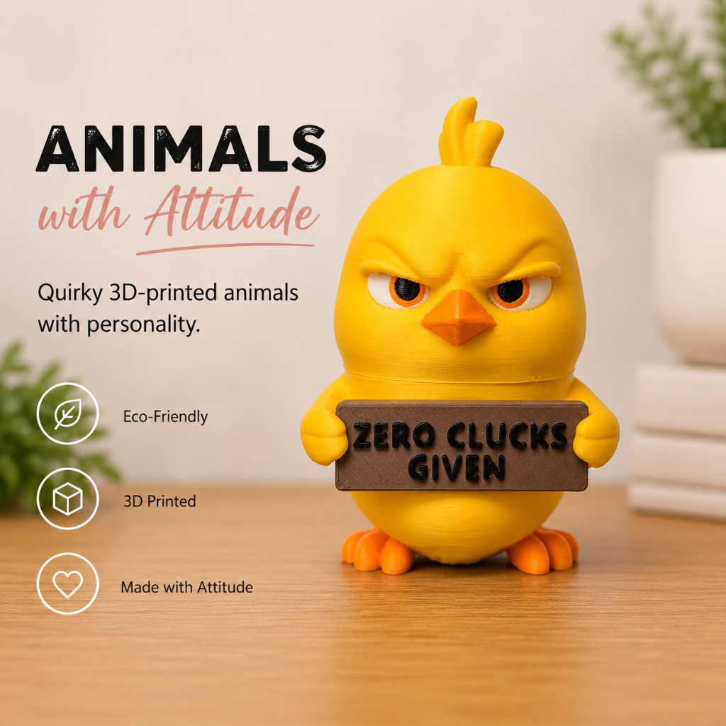 Animals with Attitude - Chick (Zero Clucks Given)